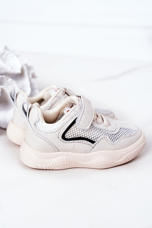 Children's Sport Shoes Sneakers Beige Fun