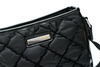 Quilted Black Letterman Handbag Nobo