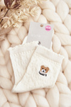 Patterned Women's Socks with Bear White