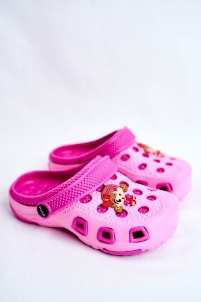Children's Shoes Slides Crocs Pink Girl