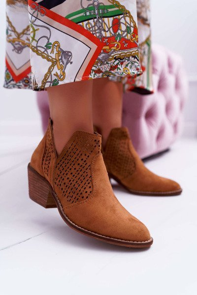 Women's Spring Cowboy Boots Camel Matty