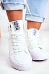 Women's High Sneakers Big Star FF274A171 White