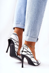 Stiletto heels Monnari 0380-M00 White and black