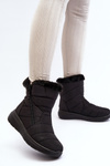 Warm Wedge Snow Boots Black Calena