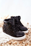 Children's Boots Sneakers Black Lizzie