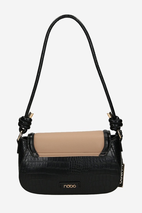 Shoulder Bag NOBO NBAG-P5000-CM20 Beige and Black