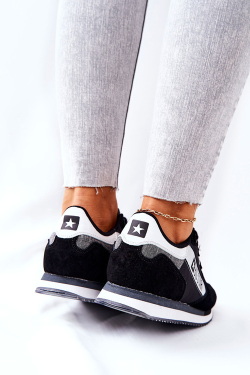 Leather Sport Shoes Big Star II274271 Black