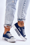 Women's Sneakers On The Platform Lee Cooper LCW-23-31-1803L Navy