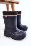 Children's Warmed Rain Boots Befado 162X304 Navy blue