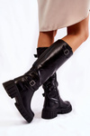 Women's Boots Above The Knee Black Mariett