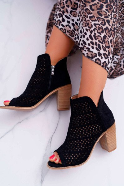 Women's Stiletto Boots Spring Black Matty2