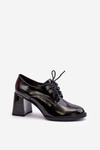Women's Black Patent Leather Pumps Nelione