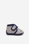 Children's slippers with Velcro gray Jeselle