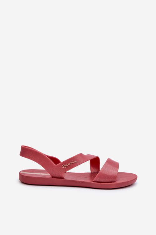 Sandały Z Brokatem Damskie Różowe 82429 Ipanema Vibe Sandal Fem