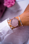 Women's Watch Ernest Dark Pink Claire