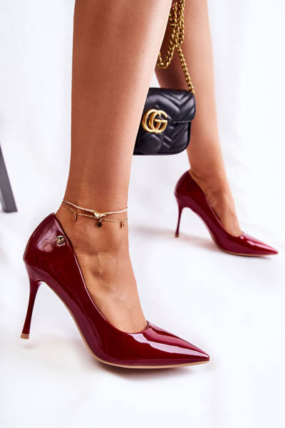 Classic Lacquered Stilettos Red Lerisa