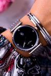 Women's Watch GG Luxe Wide Bracelet Silver Vivena