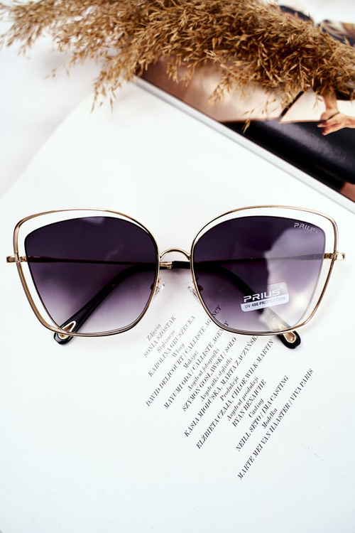 Women's Sunglasses Prius PRE-31 Gold Black Gradient