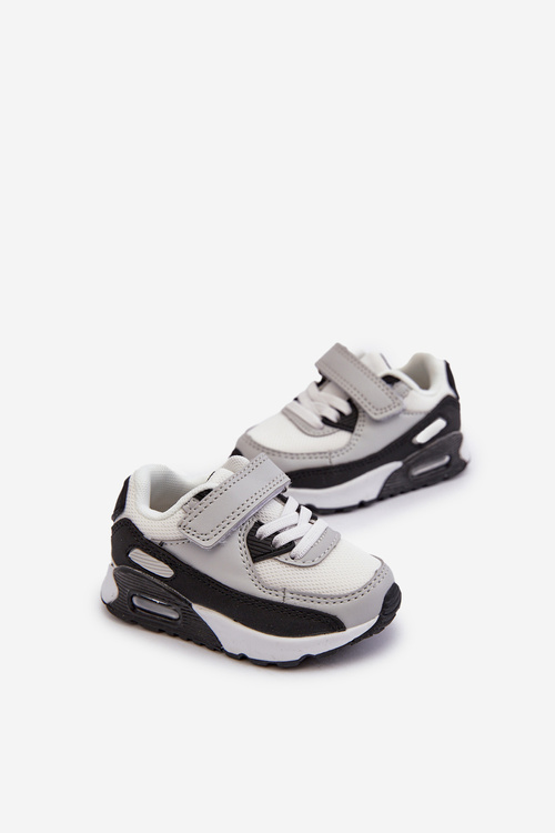 Children's Sneakers with Velcro Grey Krissandra