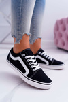Women's Sneakers Fabric Black Bestro