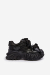 Women's sneakers with chunky sole black Ellerai
