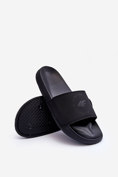 Men's Classic Slippers 4F 4FSS23FFLIM074-21S Black