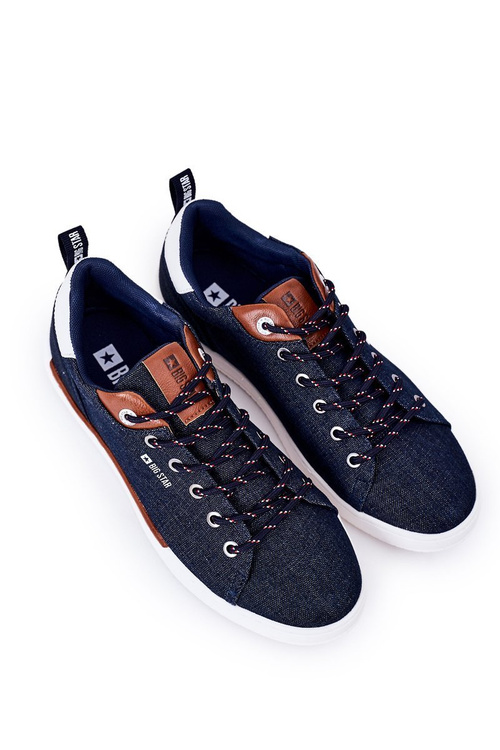Men's Sneakers Big Star HH174163 Navy Blue
