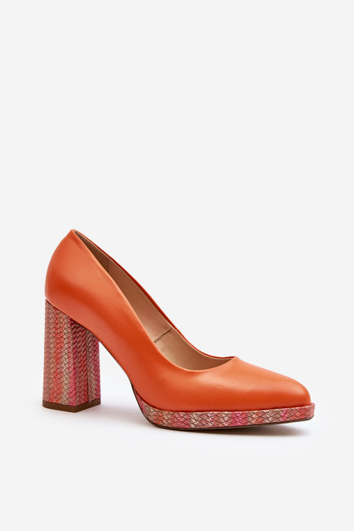 Pumps On Stiletto Laura Messi 2746 Orange