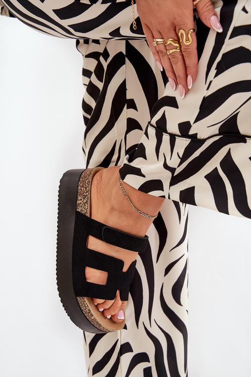 Sandals On Massive Platform Black Daldiva