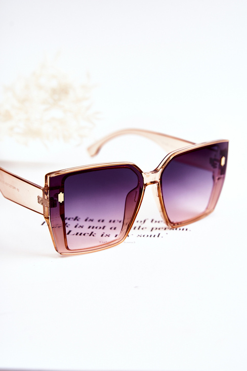 Square Sunglasses Ombre V110021 Brown