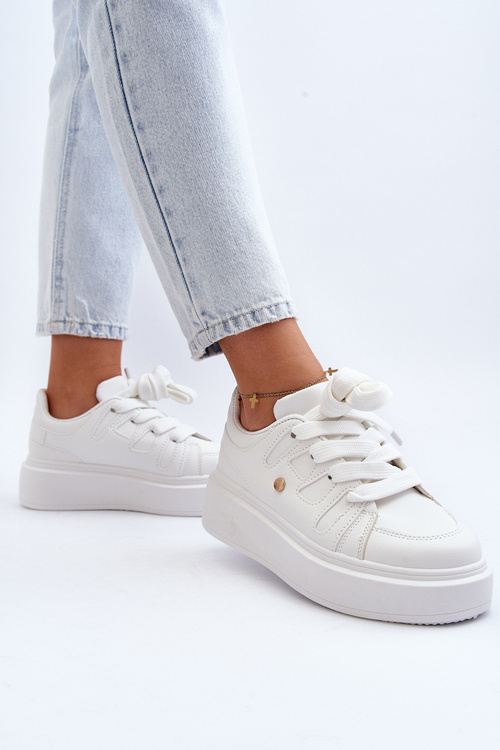 Women's Platform Sneakers White Asylia