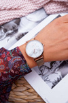 Women's Watch GG Luxe Pink Gold White Dial Bemas