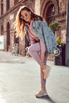 Fashionable Women's Sport Shoes Sneakers Beige Sollero