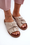 Women's Flat Sandals in Beige Nelvira