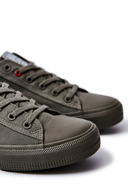 Men's material sneakers BIG STAR JJ174004 Khaki