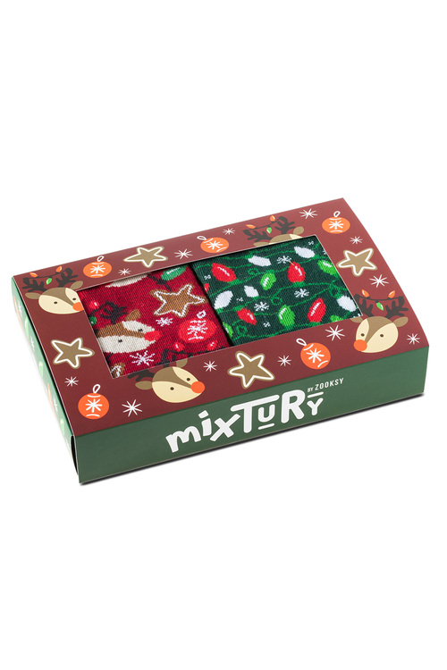 Zooksy mixTURY Christmas Tree Socks Set For Children