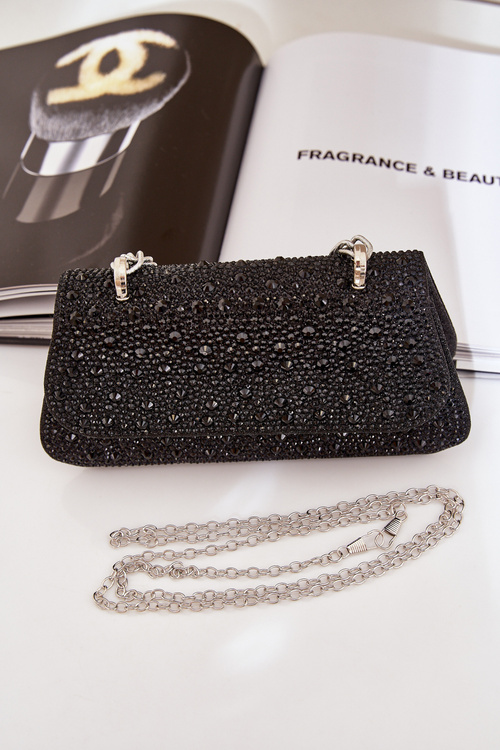 Embellished Evening Bag Black Kariti