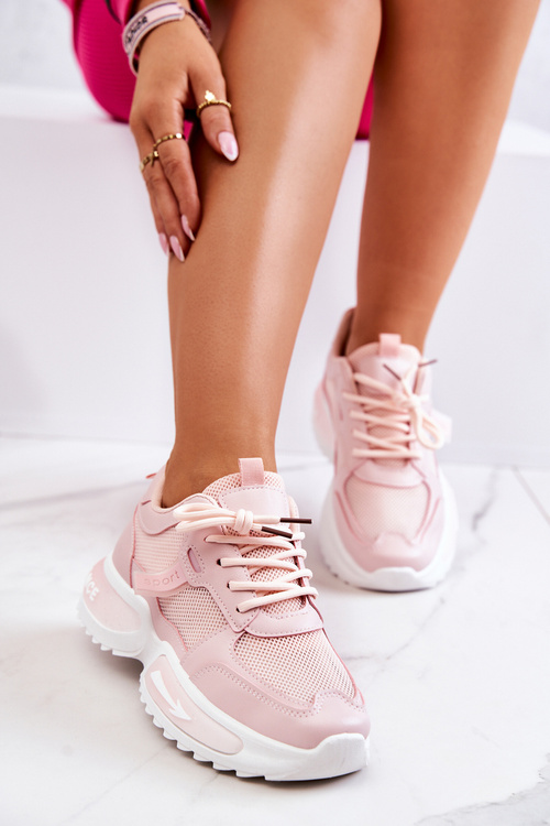 Sport Shoes Sneakers Mesh Pink Zoomey