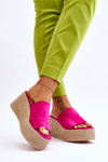 Women's Wedge And Platform Slippers Fuchsia Ysabel