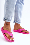 Women's Japanese Slippers On Platform Fuchsia Bellitta