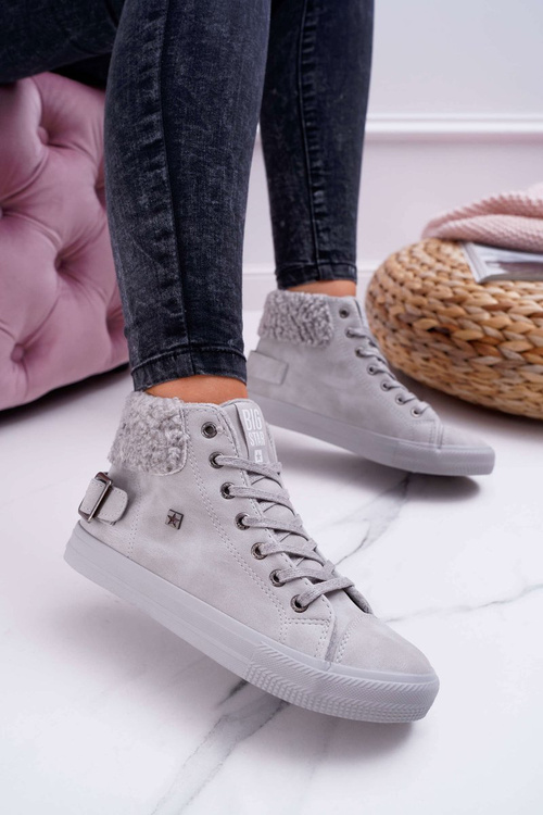 Women's Big Star High Sneakers Warmed Grey EE274079