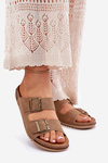 Ladies Preventive Slippers Inblu Brown AA000068