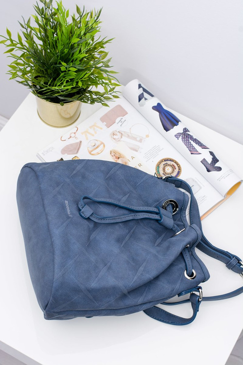 Navy Blue Purse Stylish Sack Monnari