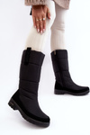 Women's Padded Snow Boots Progress PROGJ-22-136 Black
