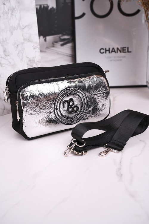Women's Purse NOBO NBAG-J2530-CM22 Black Silver