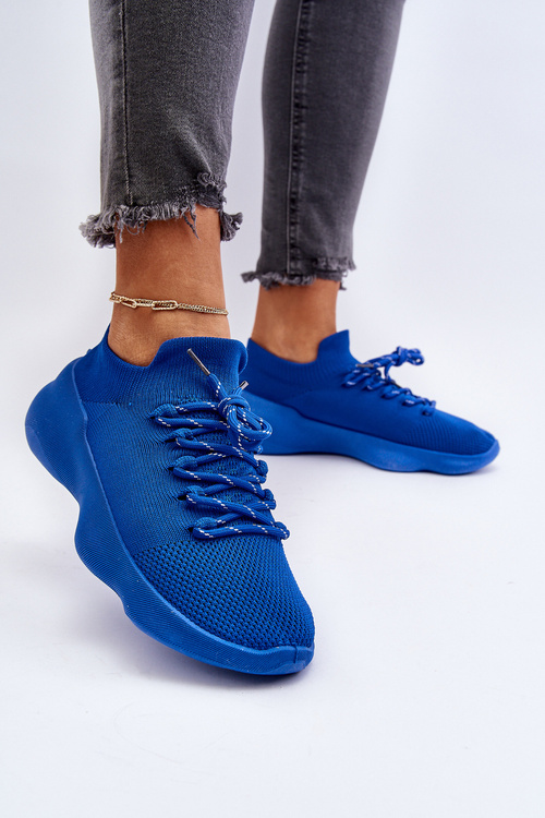 Buty Sportowe Damskie Wsuwane Juhitha Niebieskie G-23