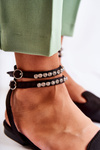Women's Sandals With Spitz Toe Black Amisha