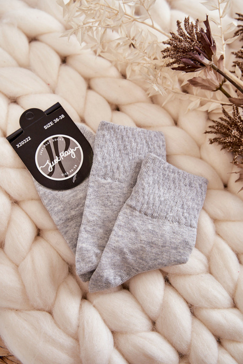 Women's Classic Cotton Socks Grey