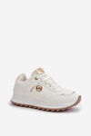 Warm Lined Sports Shoes On Platform White Lerisas
