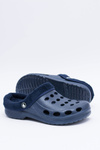 Women's Flip Flops Insulated Navy Blue Kroks EVA